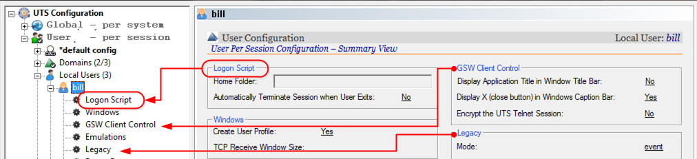 Configuration Summary and Property Page Association