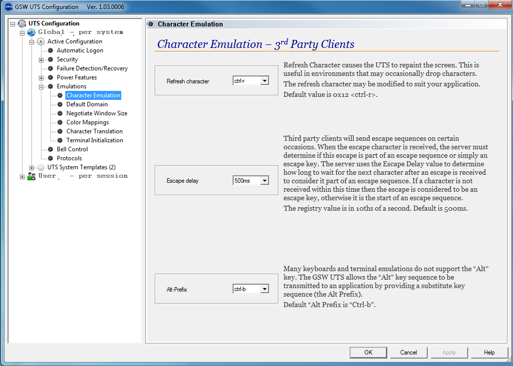 Emulations - Character Emulation