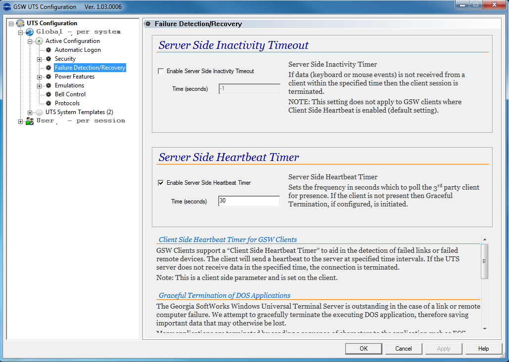 Failure Detection and Recovery