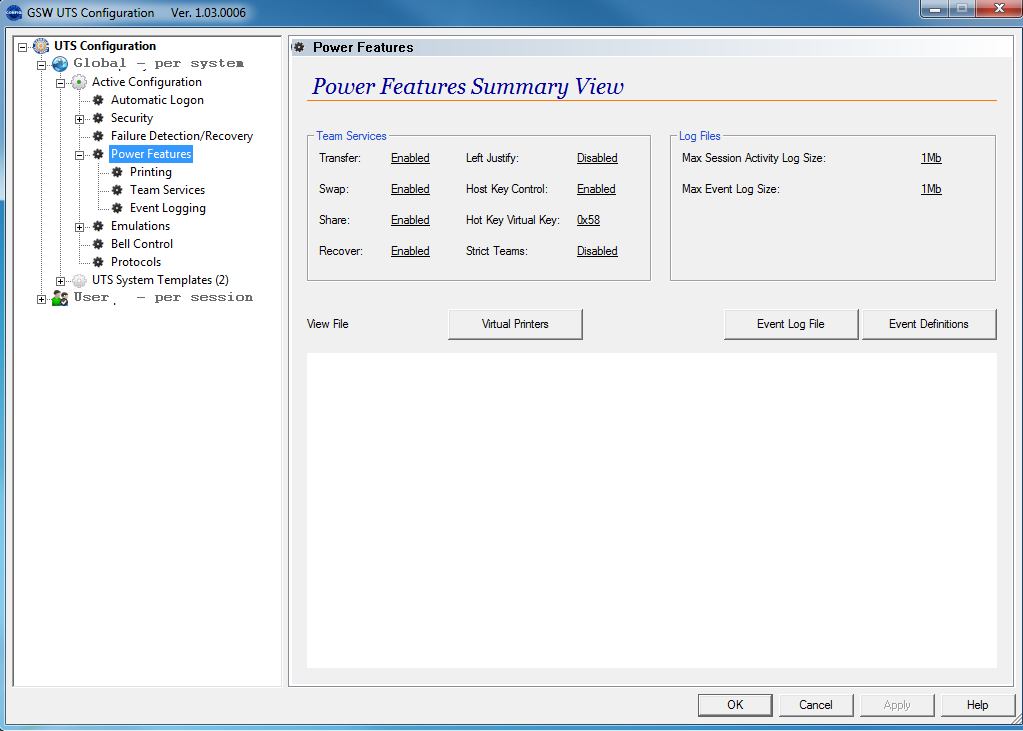 Power Features - Summary